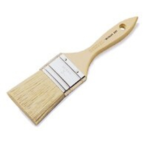 GAM™ BB00012 Wood Handle 1-1/2" White Single X Chip Brush - 12/Pack