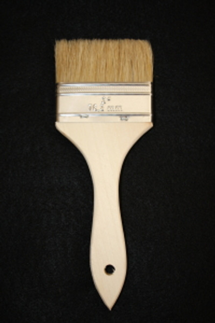 GAM™ BB00015 Wood Handle 3" White Single X Chip Brush - 12/Pack