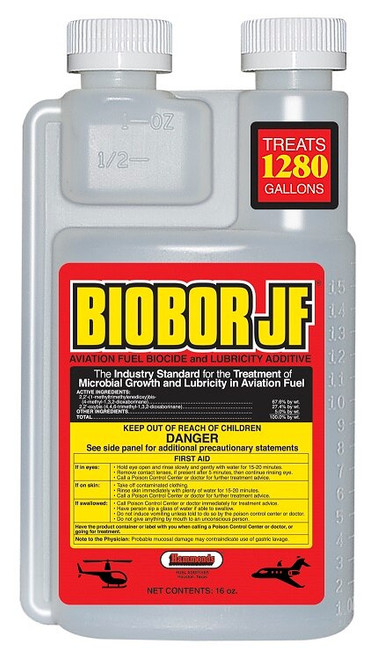 Biobor JF® BB16EZ01US Aviation Fuel Biocide & Lubricity Additive - 16 oz Bottle