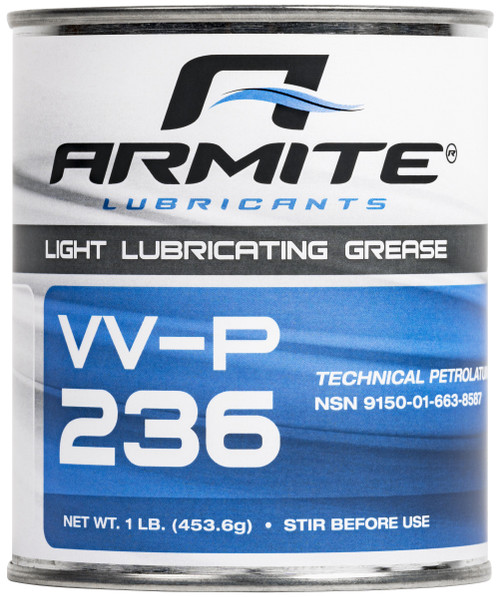 Federal Specification VV-P-236A(2) Reddish Technical Petrolatum Light Lubricating Grease - 1 lb Can