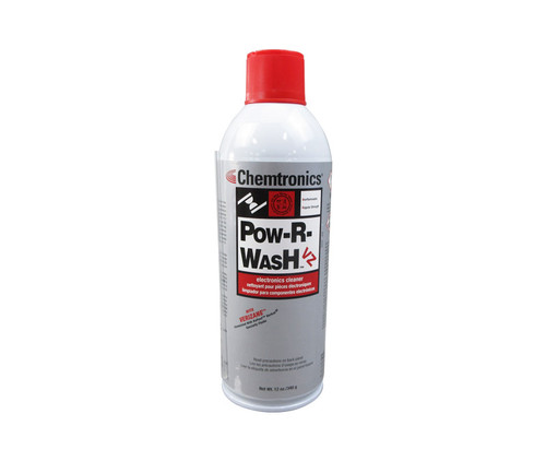 Chemtronics® Pow-R-Wash™ VZ ES6300 Clear Electronics Contact Cleaner - 12 oz Aerosol Can