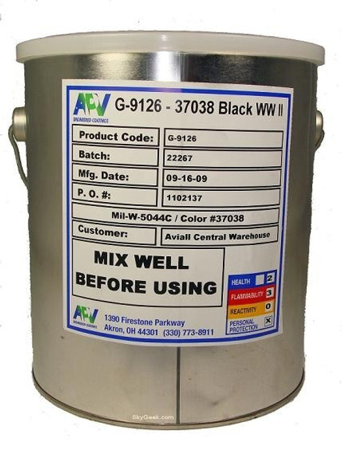 APV® Engineered Coatings G-9126-01 Walkway™ FS 37038 Black A-A-59166A Type 2/MIL-W-5044C Spec Non-Slip Walkway Compound - Quart Can