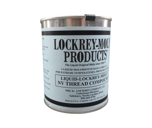 Liquid-Lockrey-Moly™ Blue/Gray MIL-A-907 Spec NV Thread Compound Lubricant - Pint Can