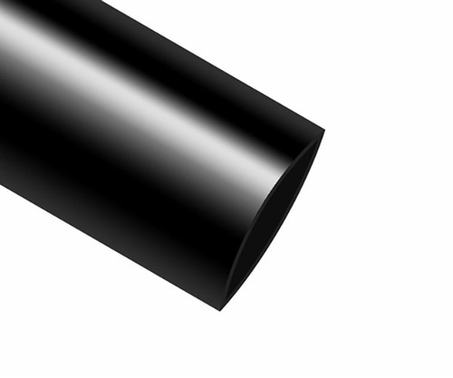 Military Specification M23053/4-201-0 Black 1/4" Heat Shrink Tubing - 30-Foot Length