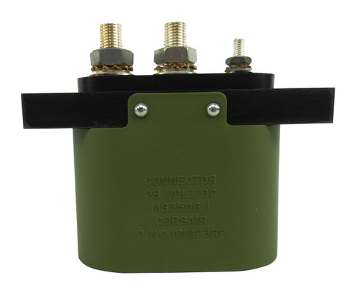 Military Standard MS3506-1 Oval 28-Volt External Aircraft Power Connector, Receptacle