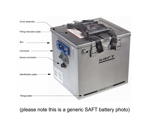 SAFT 024555-000 Model 4076-15 Nicad Battery Assembly