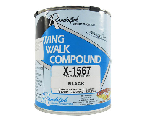 RANDOLPH X-1567 Black Wing Walk Compound - Quart Can