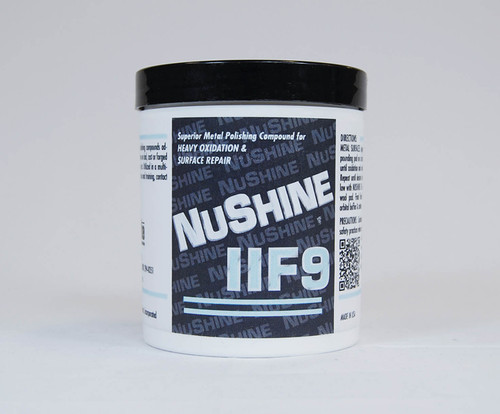 Nuvite® Nushine II® Grade F9 Heavy Corrosion, Scratches & Pitting Reducing Metal Polishing Compound - 50 lb Pail