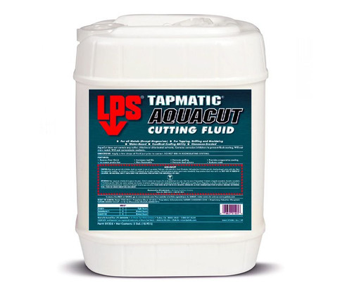 LPS® 01205 Tapmatic AquaCut Blue/Green Water-Based Cutting Fluid - 5 Gallon Pail