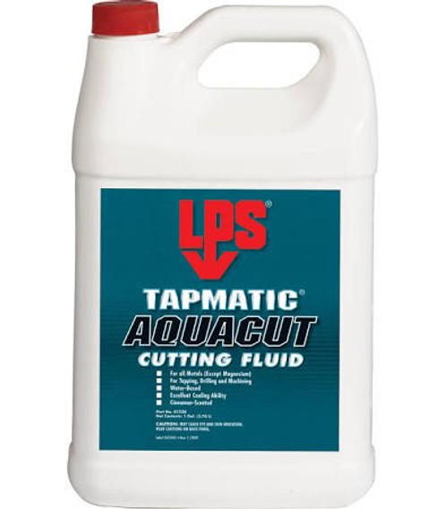 LPS® 01228 Tapmatic AquaCut Blue/Green Water-Based Cutting Fluid - Gallon Jug