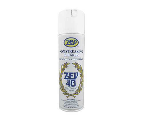 ZEP® 014401 40™ Clear Cold Weather Formula Non-Streaking Multi-Surface Cleaner - 18 oz Aerosol Can