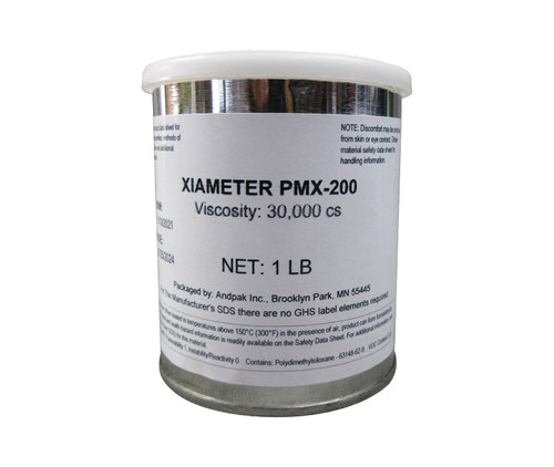 XIAMETER™ PMX-200 Clear 30,000 cSt Silicone Fluid - Pint Can - 204 Each