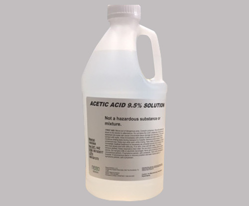 Nexeo Solutions Acetic Acid 9.5% Solution - 1/2 Gallon Plastic Jug - 4 Each