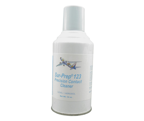 Zip-Chem® 102815 Sur-Prep® 123 Precision Contact & Oxygen Systems Cleaner - 12 oz Aerosol Can