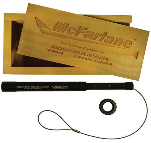 McFarlane® TOOL128 Black 3/4" Axle Size Aircraft Tire Balancer