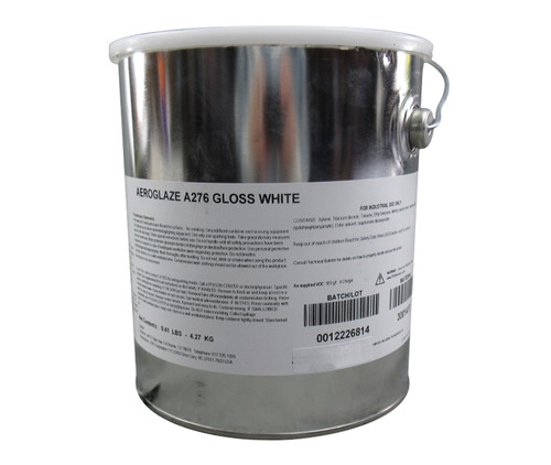 AEROGLAZE® A276 Gloss White Reflective Moisture-Curing Polyurethane Coating - Gallon Can