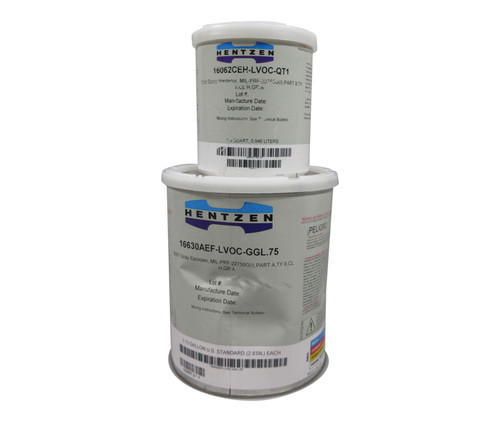 HENTZEN 16630AEF-LVOC Epox-Zen™ FS#26307 Gloss Gray MIL-PRF-22750G TY II CL H GR A Spec Epoxy-Polyamide Top Coat - 1.25 Gallon Kit