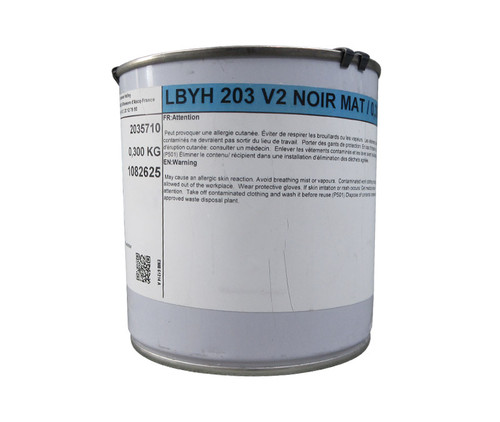 MÄDER AERO LBYH 203 V2 Matte Black PART-A Waterborne Anti-Erosion Top Coat - 0.3 Kg Can