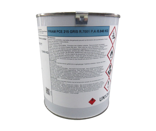 MÄDER AERO PRIAM PCE 215 Gray RAL7001 PART-A Chromate-Free Anti-Corrosion Epoxy Primer - 0.84 Kg Can