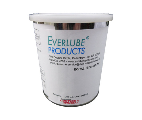 EVERLUBE® ECOALUBE® 642 Diluted Gray/Black PWA-474U Spec Thermally Cured Mos2 Solid Film Lubricant - Quart Can