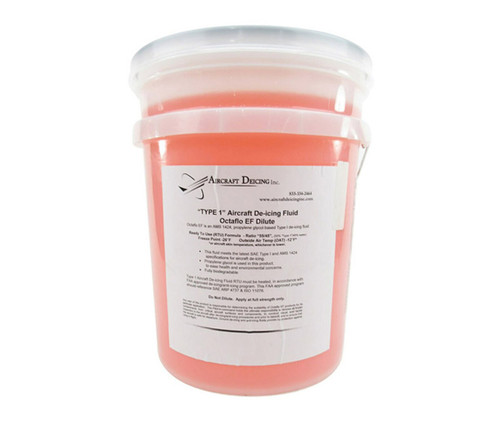 Aircraft Deicing FX 5G (Concentrate) Type I Aircraft Ground De-icing Fluid - 5 Gallon Pail