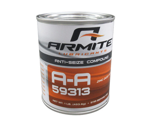 Federal Specification A-A-59313 Gray Zinc Dust Petrolatum Anti-Seize Compound - 1 lb Can