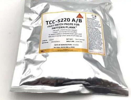 Sika® TCC-5220 A/B Brown Fast Patch Paste for PP-1052 Pattern Plank® - 50 mL Cartridge - 24 Each