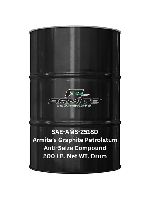 SAE Aerospace Standard AMS-2518D Gray Graphite Petrolatum Ant-Seize Compound - 500 lb Drum