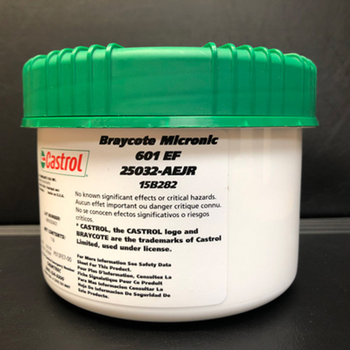 Castrol® Braycote™ Micronic 601 EF Off-White Rocket Propellant Compatible Rust Preventive NLGI #2 Grease - 1 lb Jar