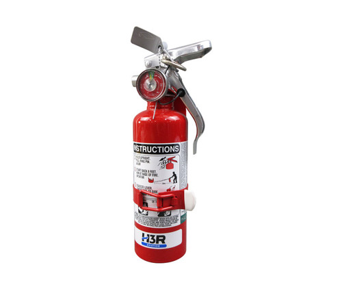 H3R Aviation Model A384T Red 1.4lb UL Rating 1B:C Halotron 1 Cockpit/Cabin Fire Extinguisher