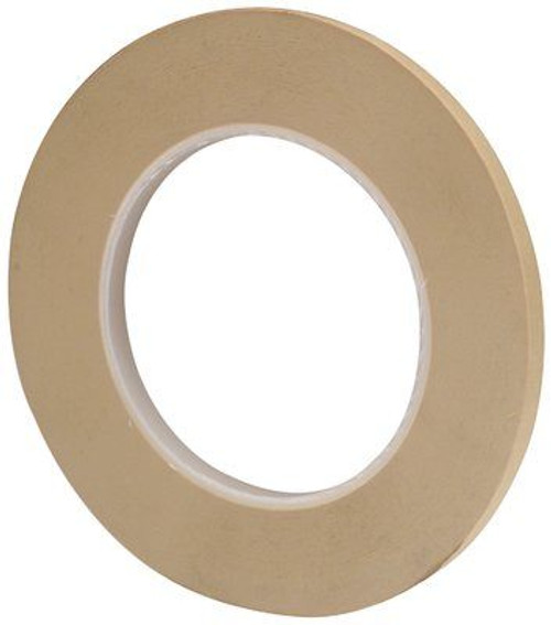 3M™ 021200-06338 Scotch® 233 Tan Automotive Refinish Masking/Painter's Tape - 36 mm x 55 m Roll - 8/Case