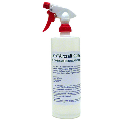 eOx® 2510-115 RTU Aircraft Cleaner & Degreaser - 32 oz Trigger-Spray Bottle