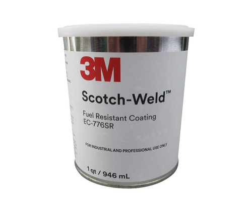 3M™ 021200-65184 Scotch-Weld™ EC-776SR Red Fuel Resistant Coating - Quart Can