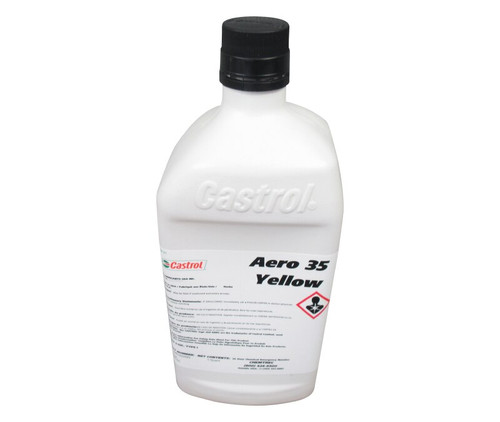 Castrol® Aero™ 35 Yellow BMS 3-32C Type I Spec Aircraft Landing Gear Shock Strut Fluid - Quart Bottle