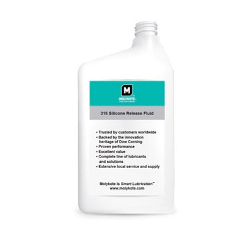 DUPONT™ MOLYKOTE® 316 Clear Silicone Release Fluid - 355 Gram Bottle