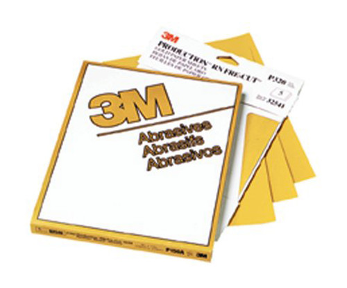 3M™ 051131-02545 216U Gold 9" X 11" P180 Grit Grade Abrasive Sheet - Pack of 50