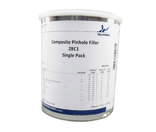 AkzoNobel 28C1 White BAC 5837/299-947-144 Spec Magna Static Composite Pinhole Filler - Gallon Can