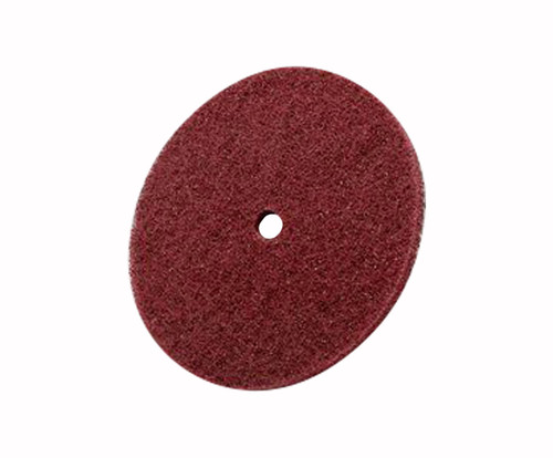 3M™ Scotch-Brite™ 27745 Maroon 6" x 1/2" Medium Aluminum Oxide High Strength Disc - 40/Pack