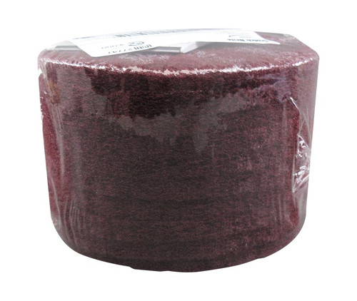 3M™ Scotch-Brite™ 27747 Maroon 6" x 1/2" A Very Fine Aluminum Oxide High Strength Disc - 40/Pack