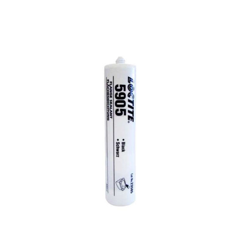 Henkel 38535 LOCTITE® SI 5905™ Black RTV Silicone Flange Sealant - 300 mL (10.15 oz) Cartridge - 50/Case