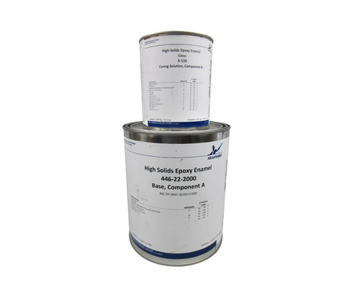 AkzoNobel 446-22-2000/X-530 BAC 707 Gloss Gray High Solids Epoxy Topcoat - Gallon Kit