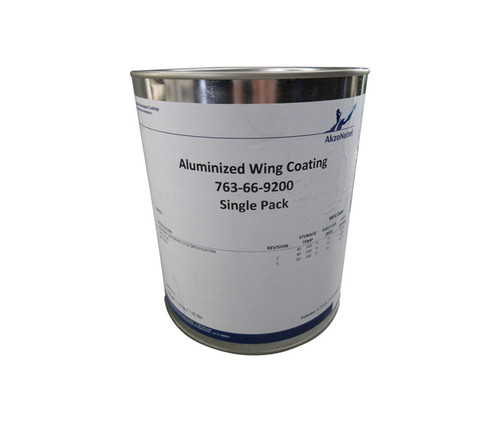 AkzoNobel 763-66-9200 Aluminized AkzoNobel Aerospace CTGS Spec Upper Wing Coating - Gallon Can