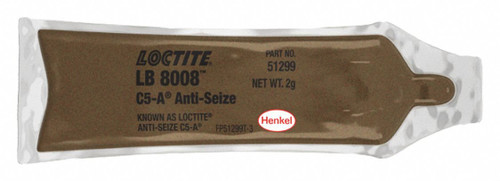 Henkel 51299 LOCTITE® LB 8008™ C5-A® Copper Based Anti-Seize Lubricant - 2 Gram (0.07 oz) Pouch - 2500 Each