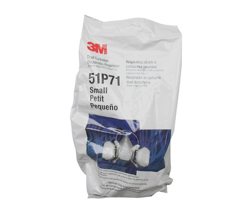 3M™ 051138-66068 Gray 51P71 Small Organic.P95 Vapor Half Facepiece Respirator