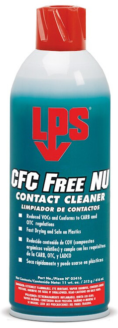 LPS® 05416 CFC Free NU Contact Cleaner - 11 oz Aerosol Can