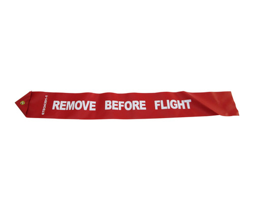 San Antonio 67D34391-1 Red 24" Remove Before Flight Warning Streamer - 50 Each