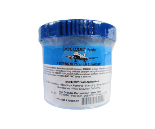 BOELUBE® 70302-12 Blue Soft Paste Machining Lubricant - 12 oz Jar