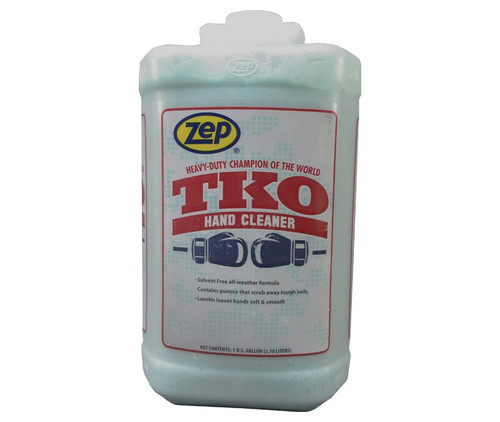 ZEP® R548 TKO™ Blue-Green Lemon Industrial Hand Cleaner with Scrubbing Beads - Gallon Jug