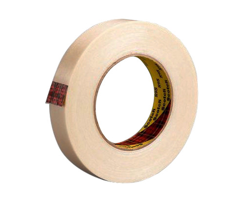 3M™ 051131-06898 Scotch® 898 Clear 6.6 Mil Filament Tape - 24mm x 55m Roll