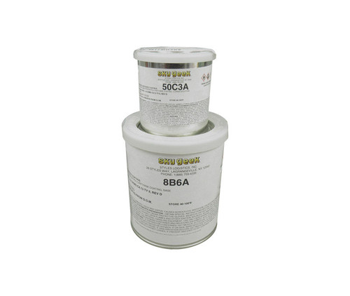 AkzoNobel 8B6A Laminar® X-500 Black PWA 36013/DHMS C4.13 Type II Spec Polyurethane Conductive Coating - 1.25 Quart Kit